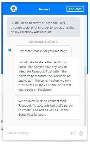 socialpilot-FB-pixel-integration