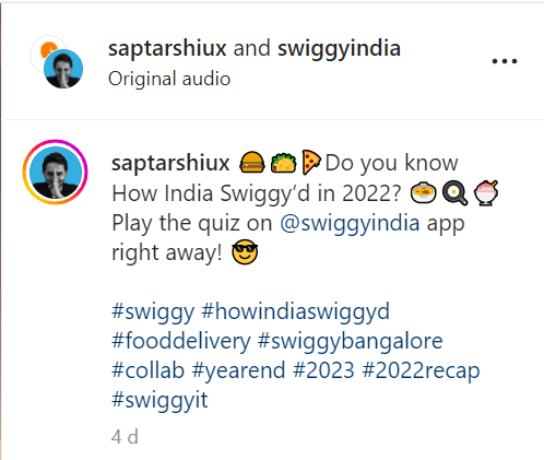 Hashtag used Hashtag used