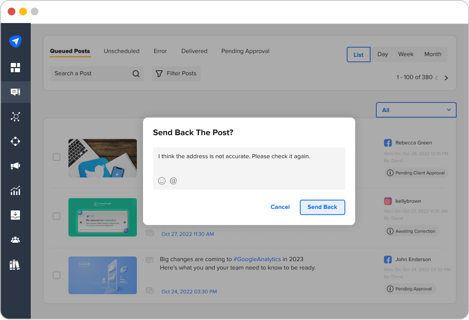 Ensure Consistency Ensure Consistency