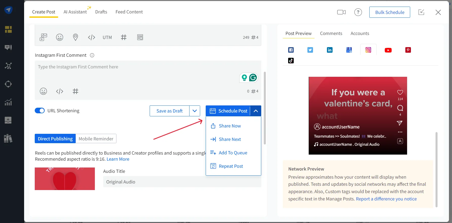 multiple scheduling options multiple scheduling options