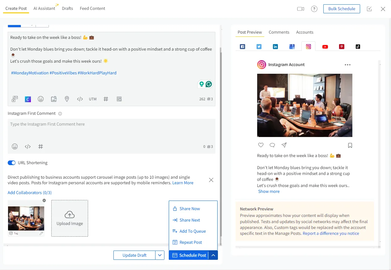 Scheduling Options Scheduling Options