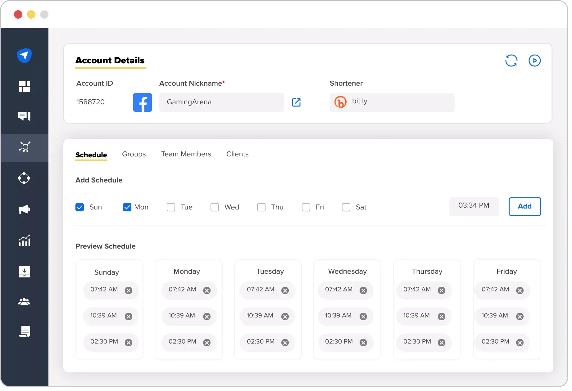 Posting Frequency Posting Frequency