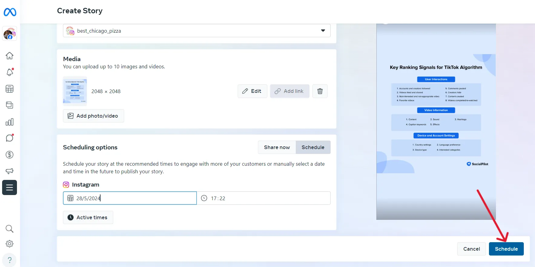 Schedule Your Instagram Story Schedule Your Instagram Story