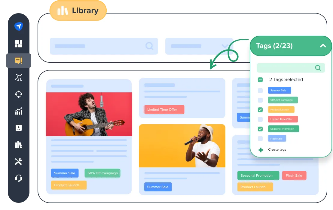 Content Library Filter Content Library Filter