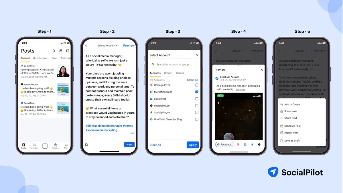 Facebook Posts Using Mobile Facebook Posts Using Mobile