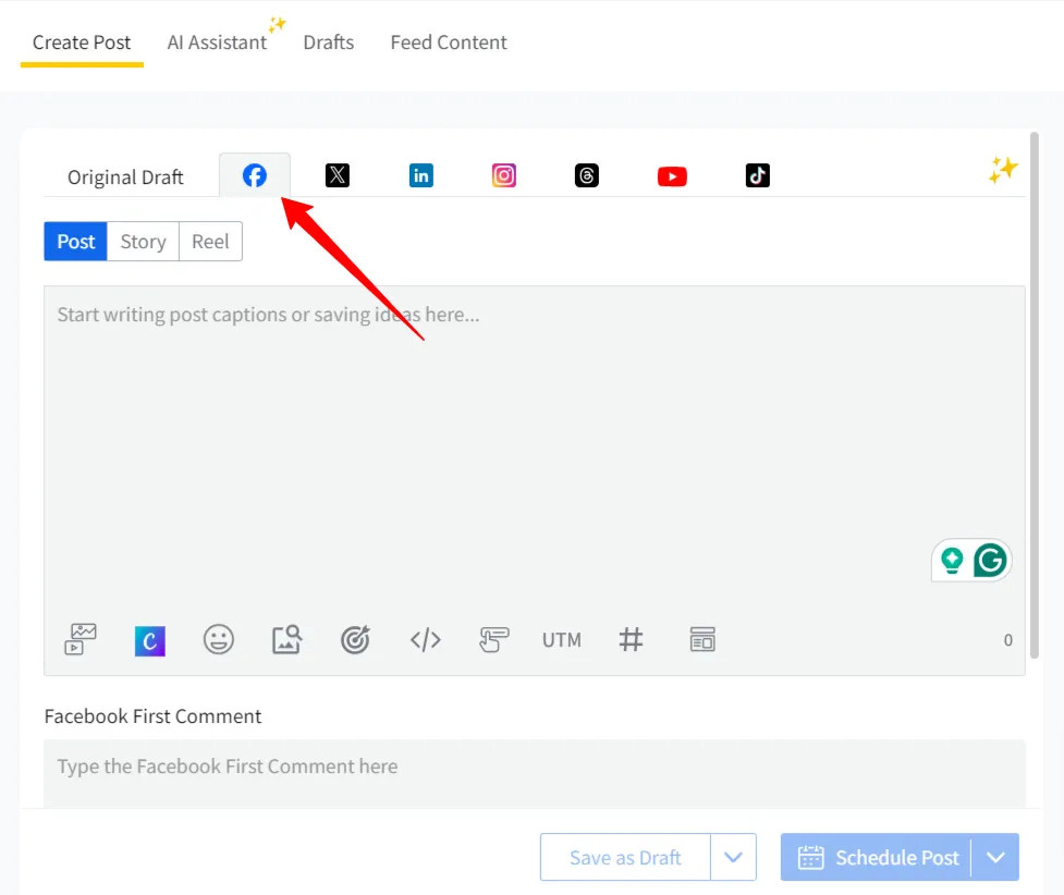 Switch to Facebook Tab Switch to Facebook Tab
