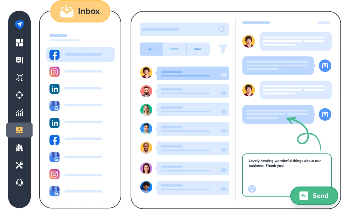 Save Time by Managing Conversations From a Unified Social Inbox Save Time by Managing Conversations From a Unified Social Inbox