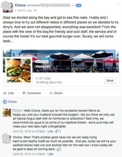 responding to Facebook reviews responding to Facebook reviews