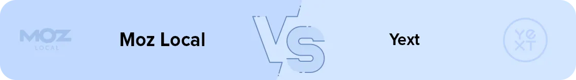 Moz Local vs. Yext