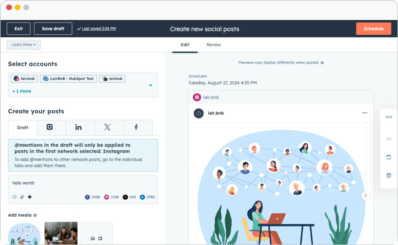 HubSpot Content Creation Dashboard