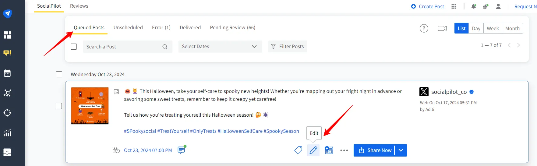 Queued Posts Queued Posts