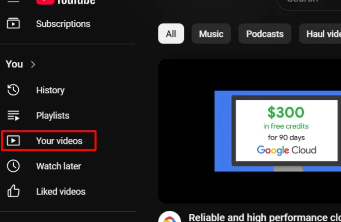 Your Videos Your Videos