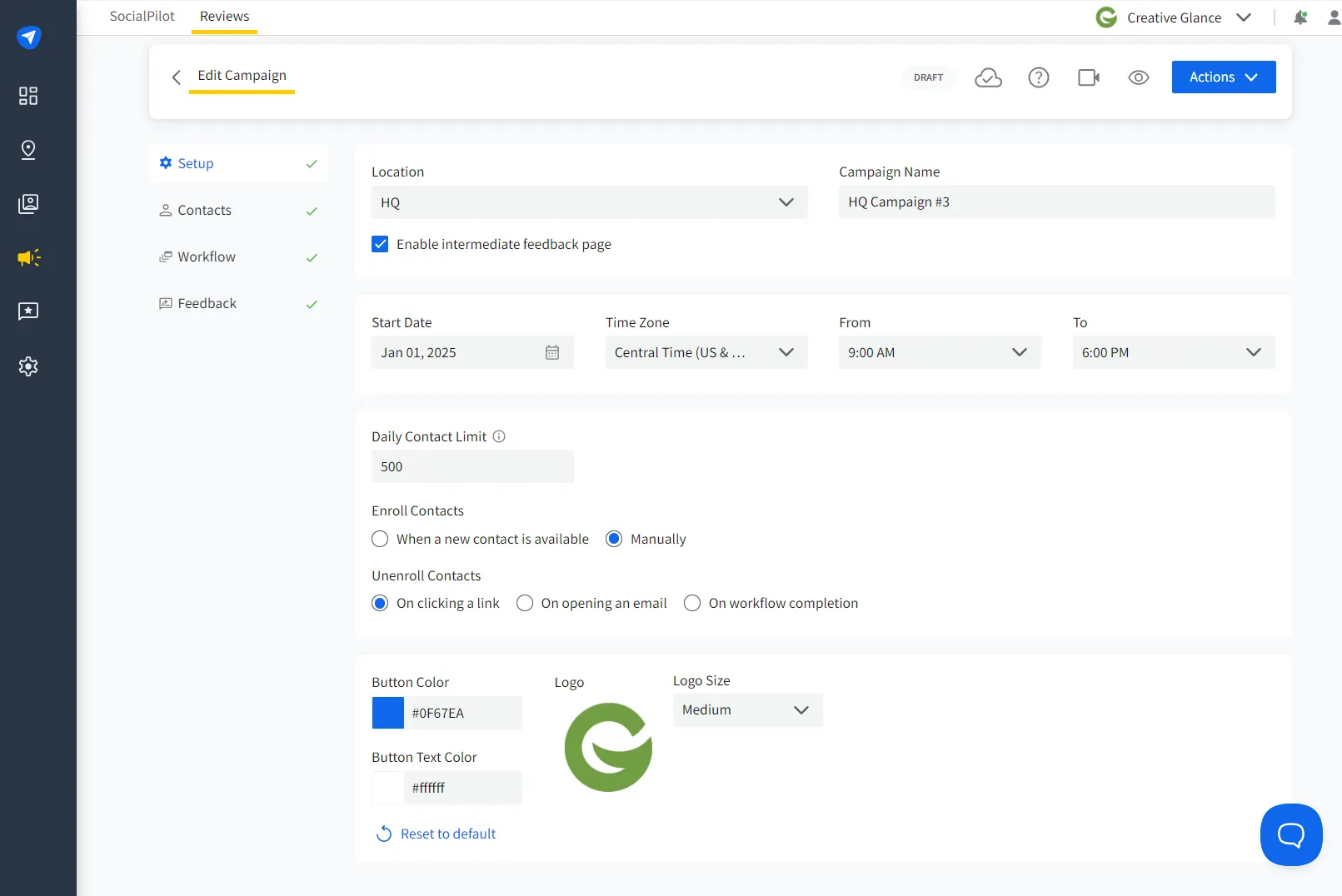 Run Review Request Campaigns on Autopilot