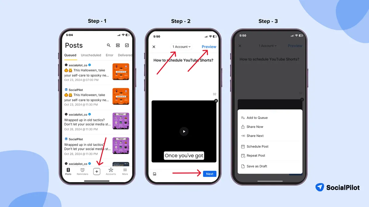 Schedule YouTube Shorts on Mobile Schedule YouTube Shorts on Mobile