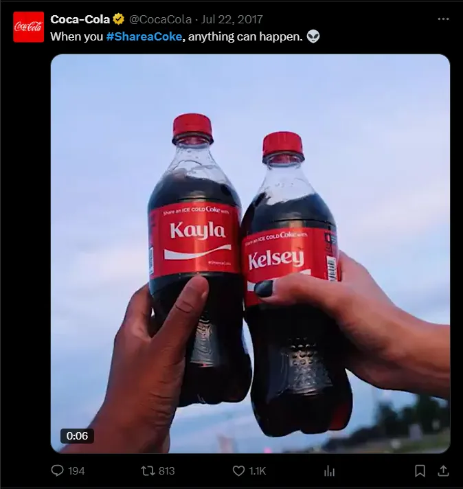 Coka-Cola social media marketing campaign Coka-Cola social media marketing campaign