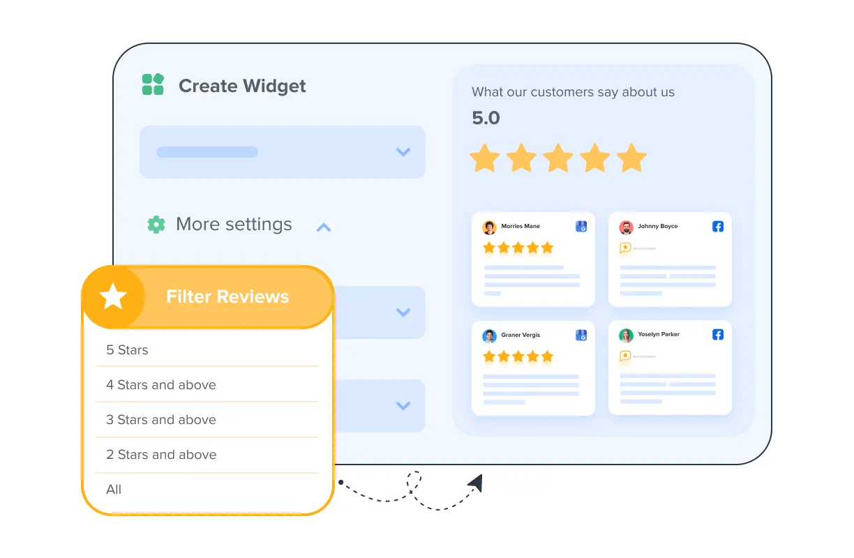 Display the Reviews You Want With Filters