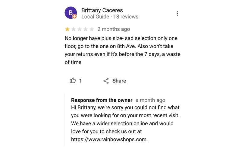 Gain insight from customer reviews