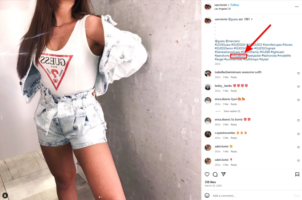 #InMyDenim Guess Campaign