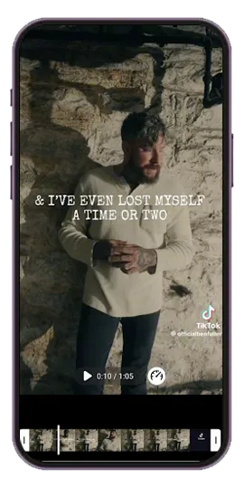 Select the TikTok watermarked video