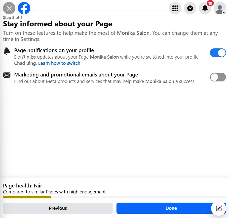 Set Notification Preferences