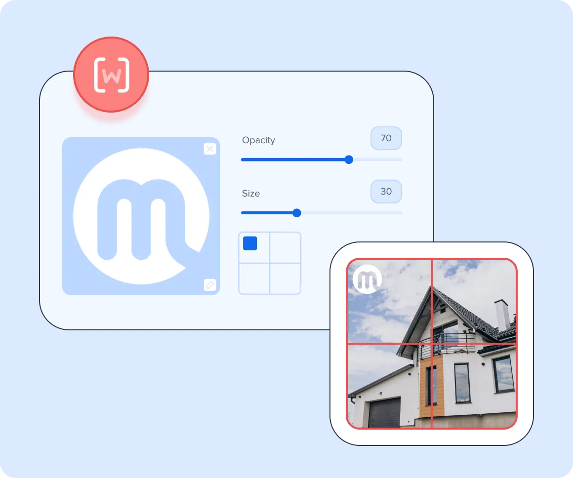 Showcase Brand With Watermarks