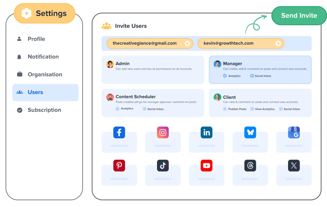 SocialPilot Team and Client Collaboration SocialPilot Team and Client Collaboration