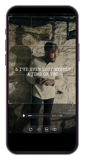 crop out the TikTok watermark