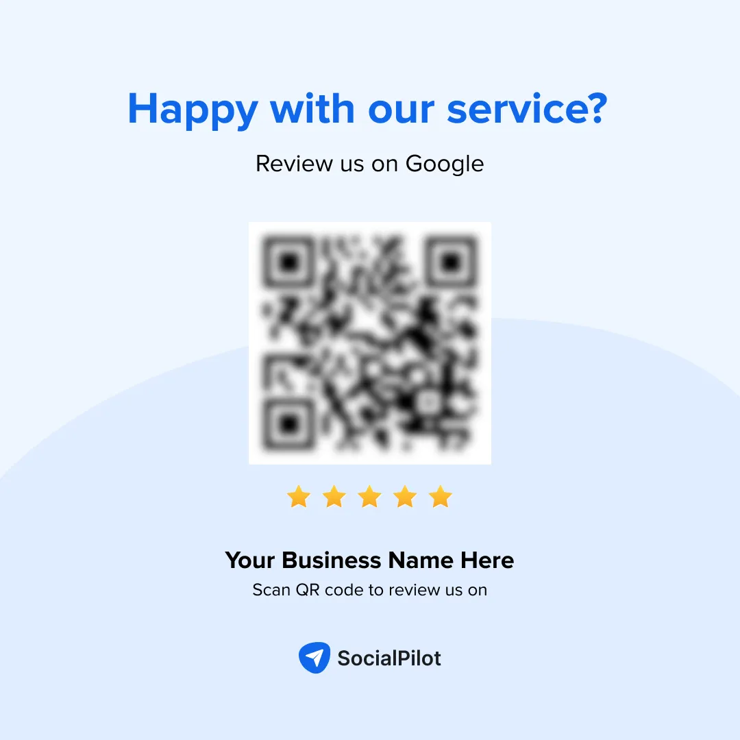 Adding QR codes to collect reviews