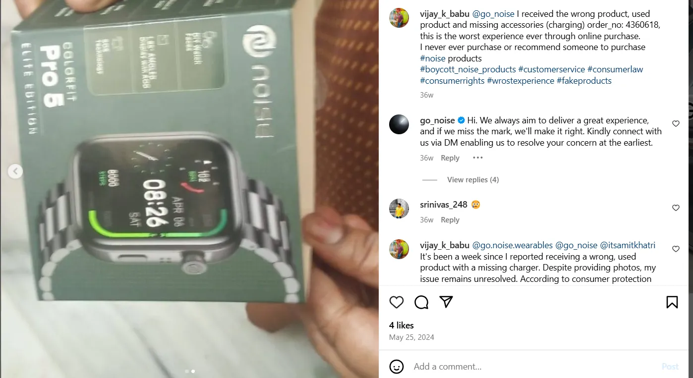 Best social media reviews example on Instagram, people sharing honest feedback