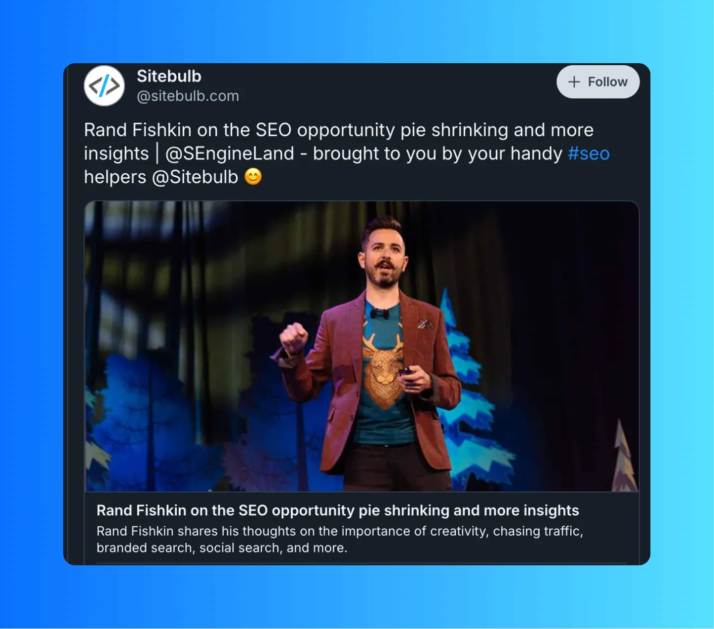 Bluesky link preview image example