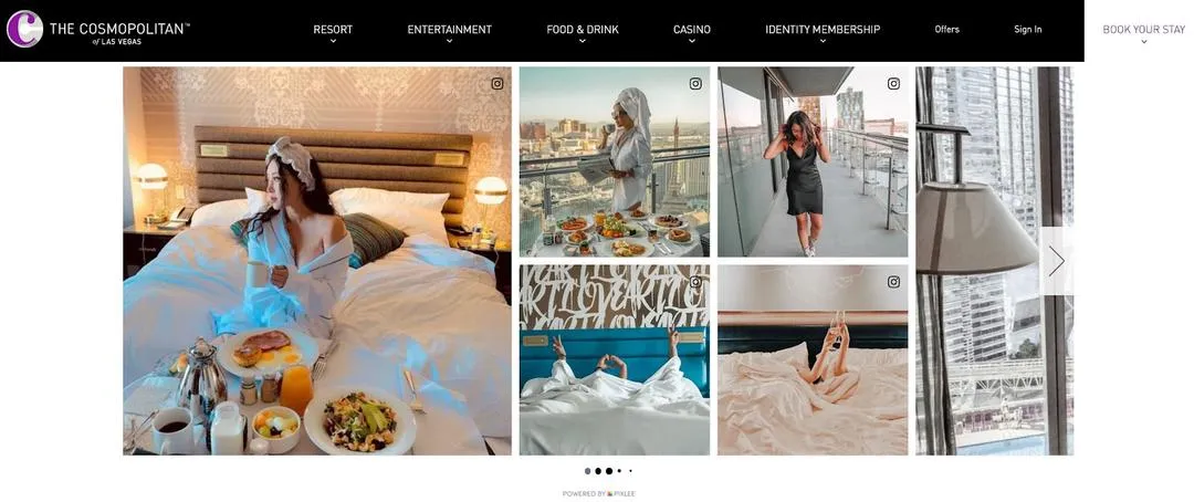 Customer sharing their experience and reviews on social media for businesses