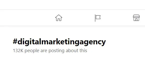 Facebook hashtags