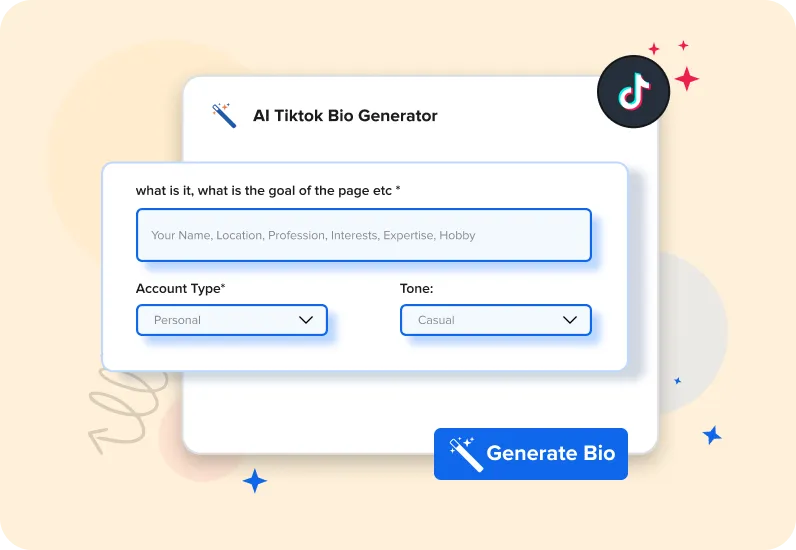 Tiktok Bio Generator