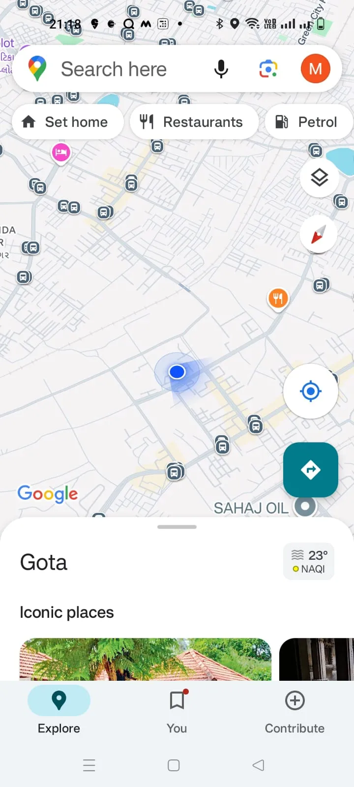 Google map app
