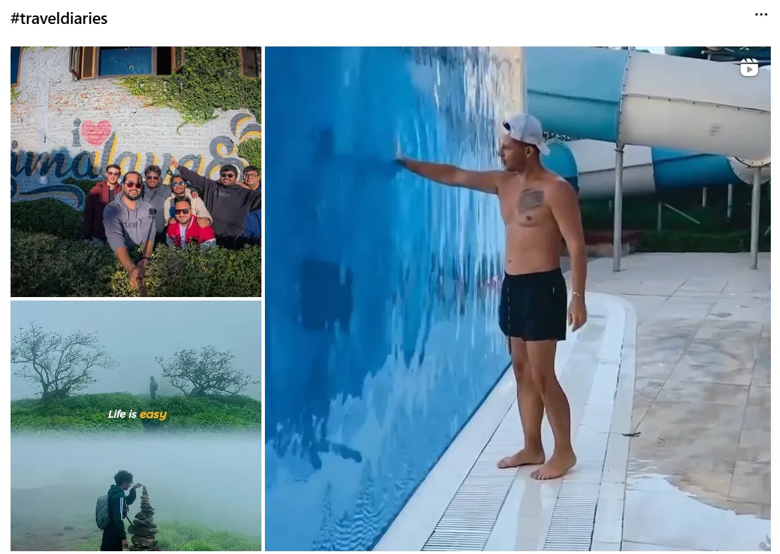 Hashtags on Instagram Explore Page