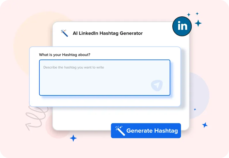 Free AI LinkedIn Hashtags Generator