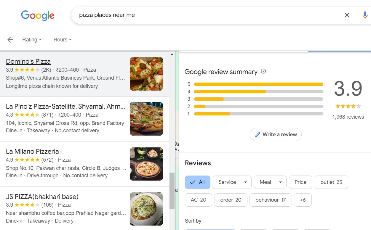 Local SEO boost with reviews on social media