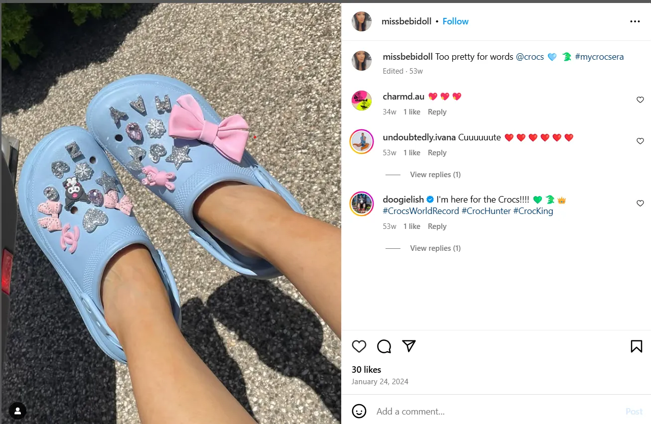 Most successful Crocs footwear brand User-generated content (UGC) campaign run by utilizing social media reviews