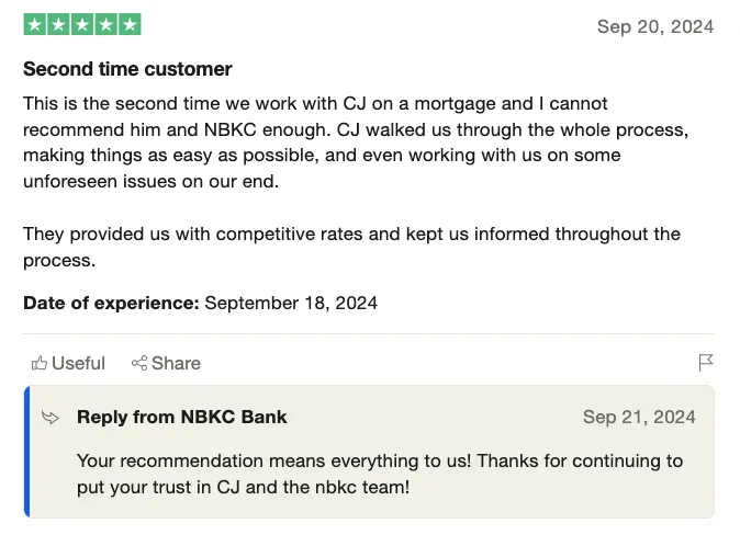 NBKC Bank responded