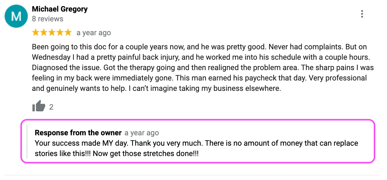 Quick response to user reviews and queries