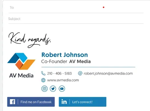 Review request email signature to get more feedback