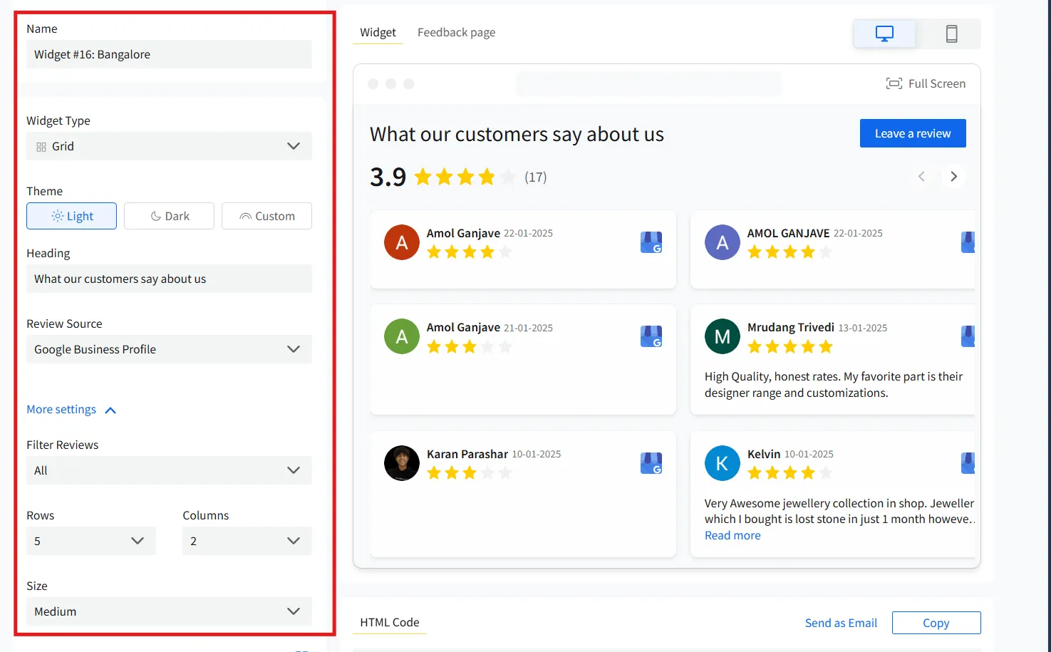 Select the theme and filter reviews Select the theme and filter reviews