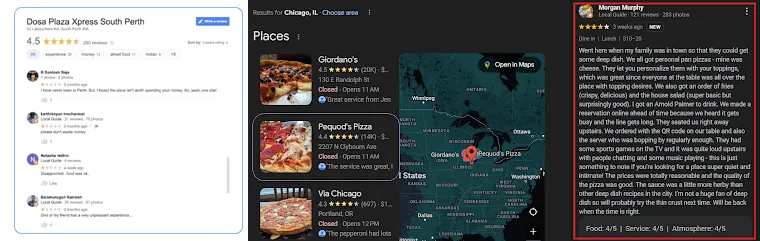Specific and non specif customer feedback