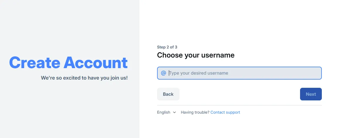 bluesky username selection