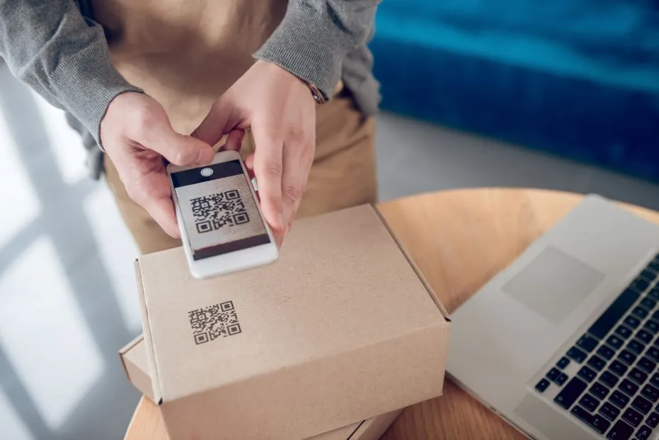 Adding QR codes to packing materials