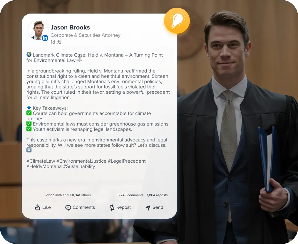 Establish Thought Leadership