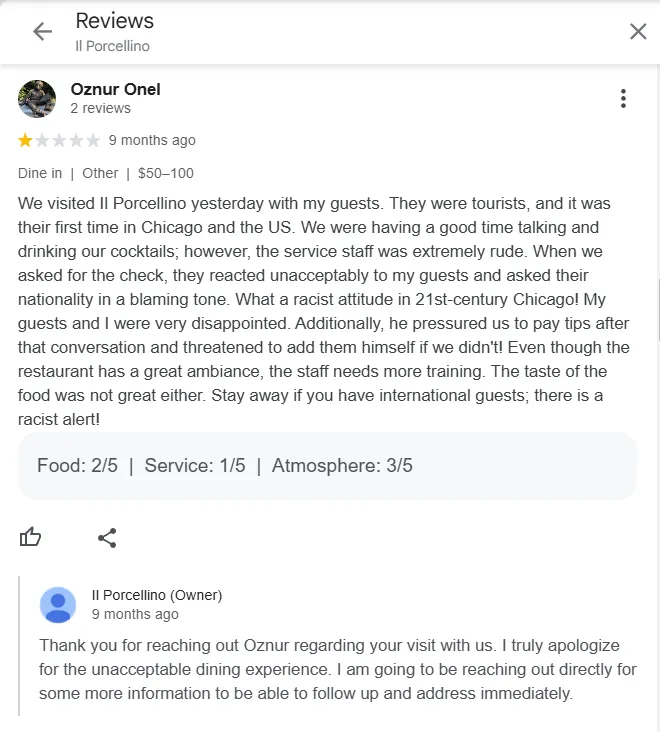 How to respond to negative reviews