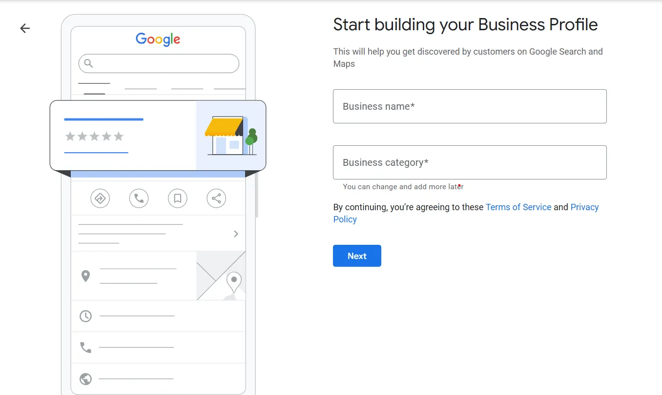 List your business and right category on Google My business to increase visibility and drive local traffic List your business and right category on Google My business to increase visibility and drive local traffic