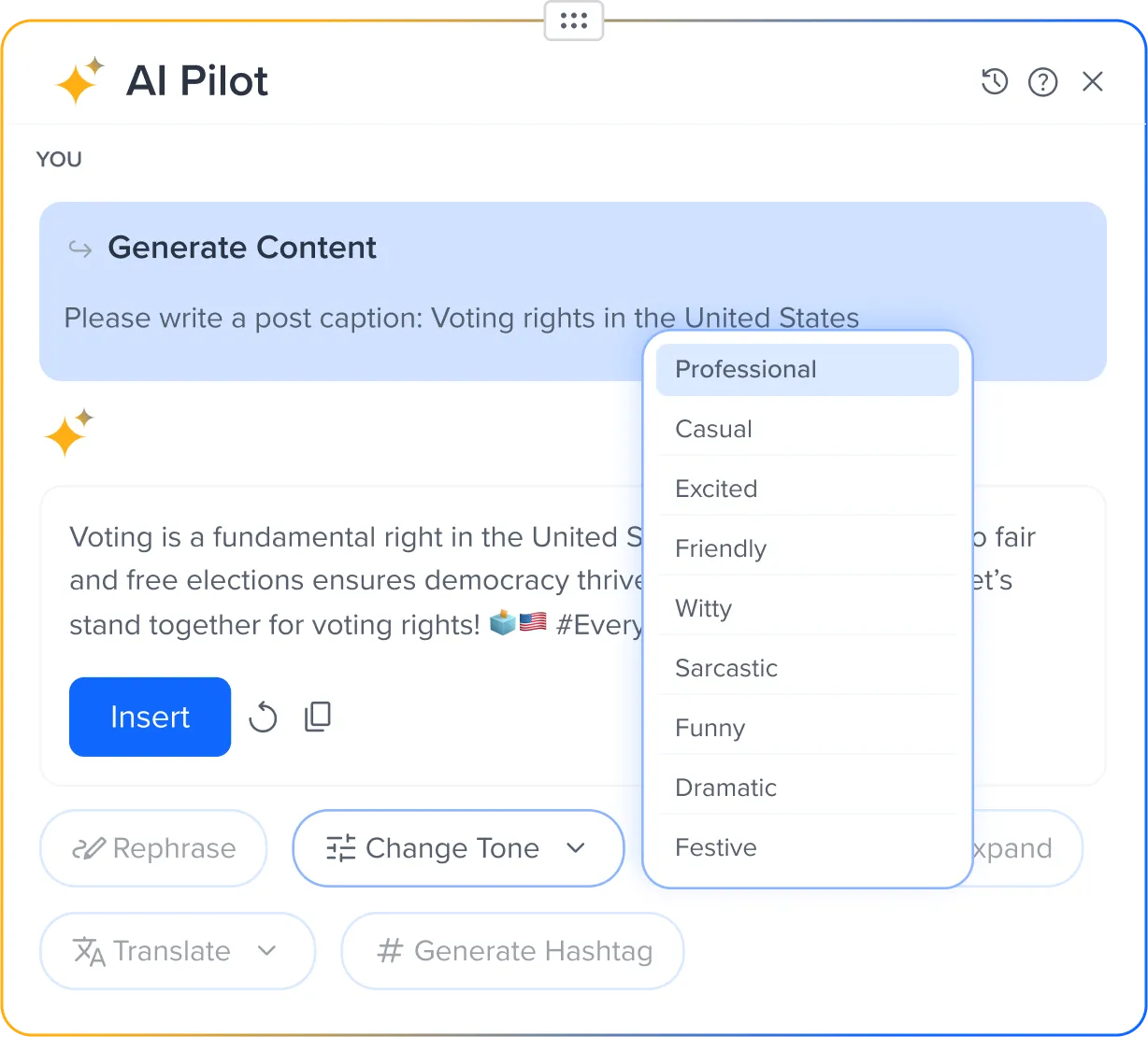 Maintain an Impeccable Tone