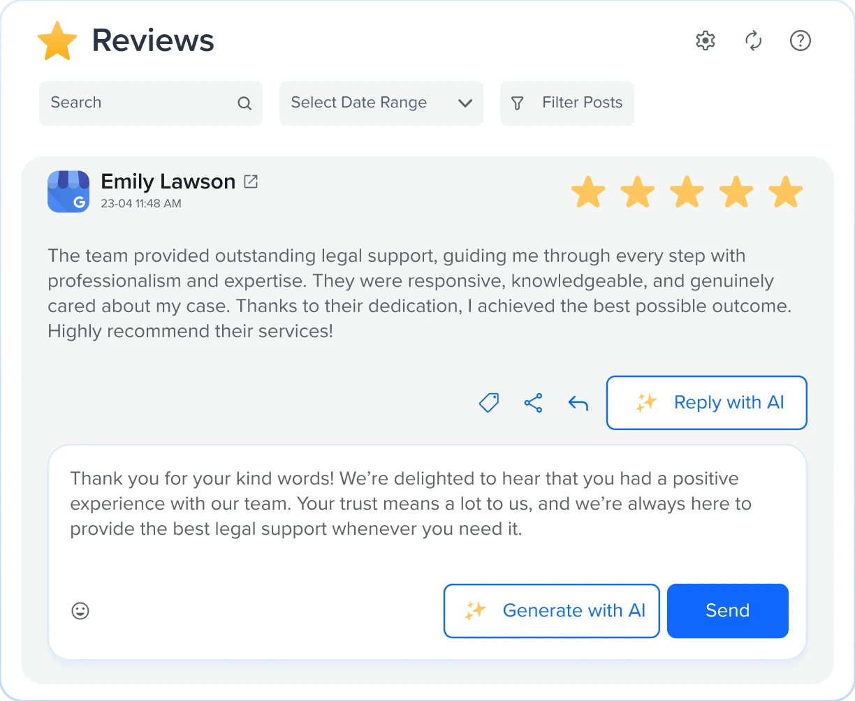 Proactively Address Reviews With AI